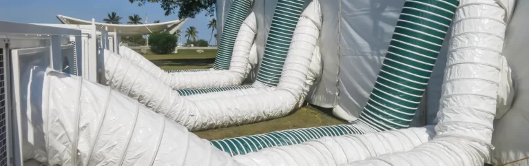 Enhance Tent Rentals and Military Tents with Midwest Hose & Specialty's AC and Heater Ducting