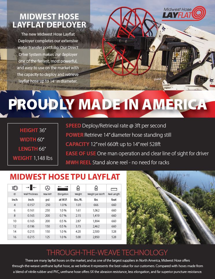 MWH layflat deployer informational flyer