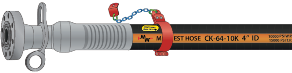 Cement hose illustration