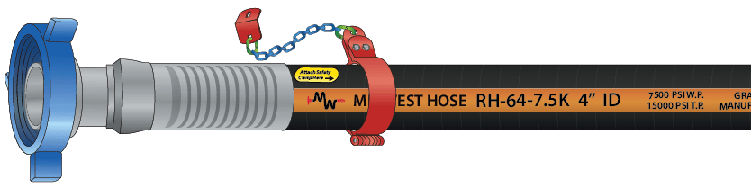 Grade E hose illustration