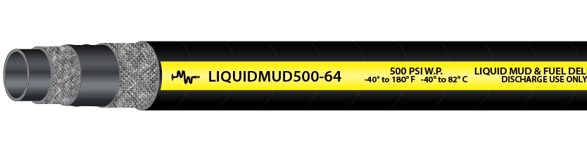 Liquid Mud 500 PSI Hose illustration