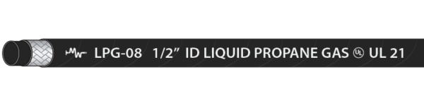 Liquid propane hose illustration