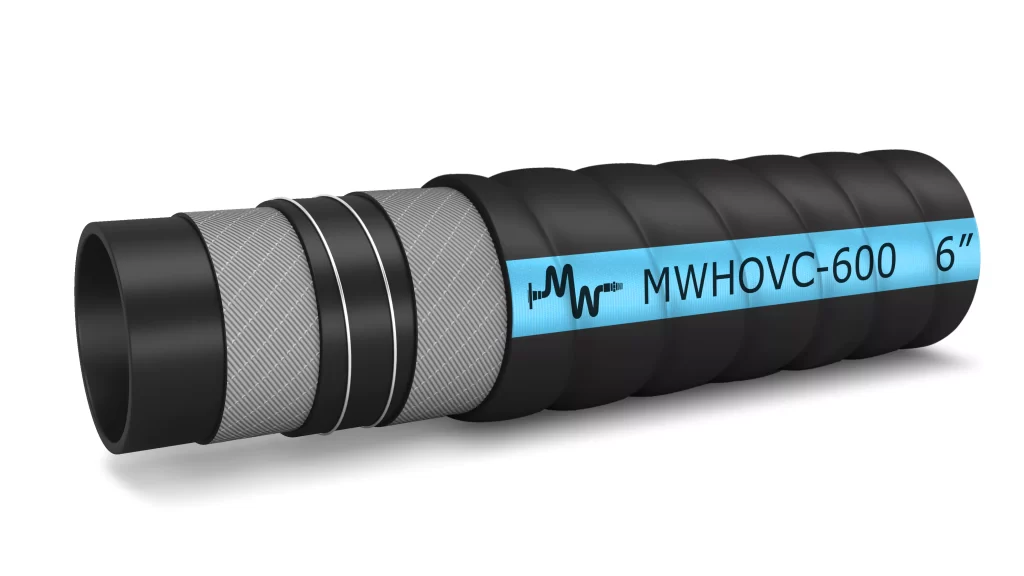 Oilfield Vacuum Corrugated 150 PSI Hose illustration