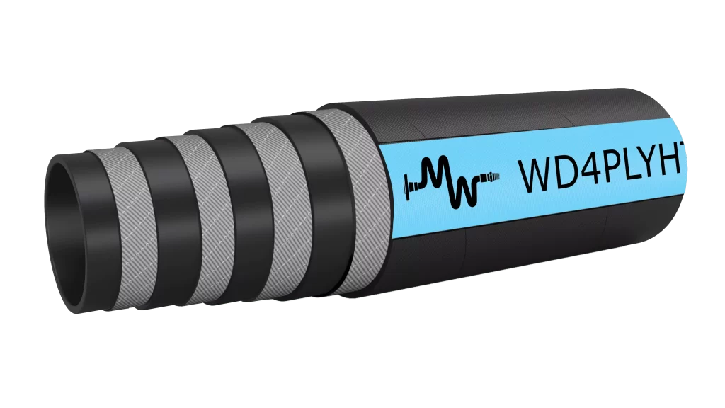 Water Discharge WD4PLYHT hose illustration